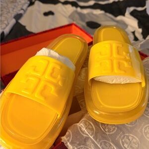 Tory Burch Citrus Bubble Jelly Sandals